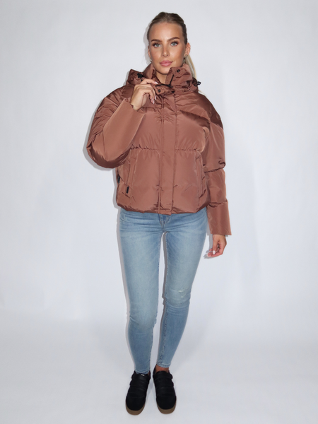 Airforce Airforce Women Maya Puffer Jacket - Tortoise Shell