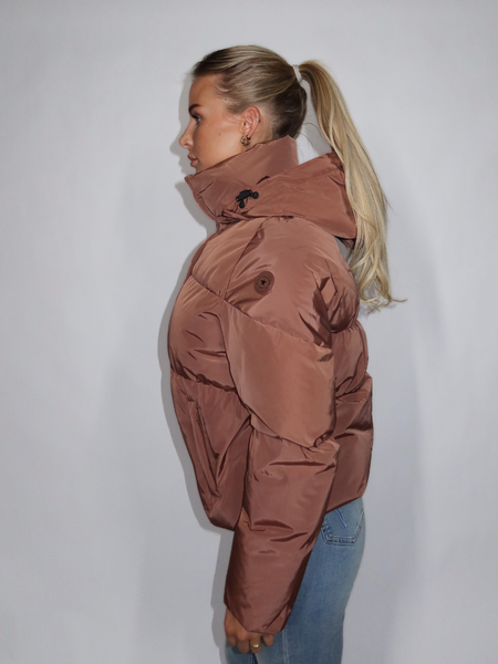 Airforce Airforce Women Maya Puffer Jacket - Tortoise Shell