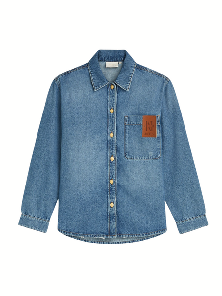 Josh V Josh V Dessie Blouse - Blue Denim Josh V Dessie Blouse - Blue Denim