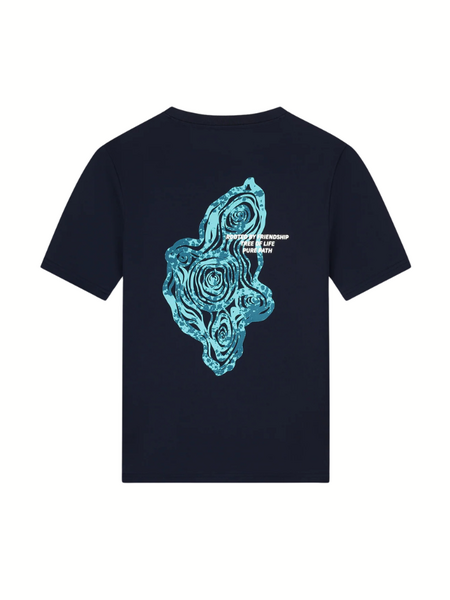 Pure Path Pure Path Tree Trunk T-Shirt - Dark Navy