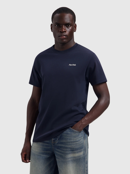 Pure Path Pure Path Tree Trunk T-Shirt - Dark Navy