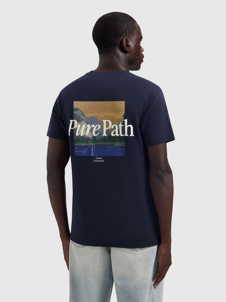 Pure Path Landscape View T-Shirt - Dark Navy Pure Path Pure Path Landscape View T-Shirt - Dark Navy