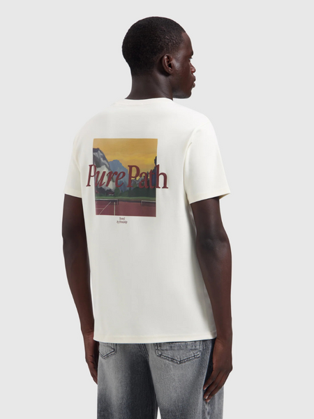 Pure Path Landscape View T-Shirt - Ecru Pure Path Pure Path Landscape View T-Shirt - Ecru