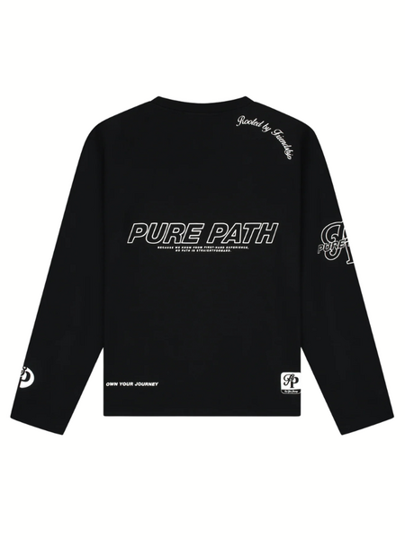 Pure Path United Longsleeve T-Shirt - Black Pure Path Pure Path United Longsleeve T-Shirt - Black