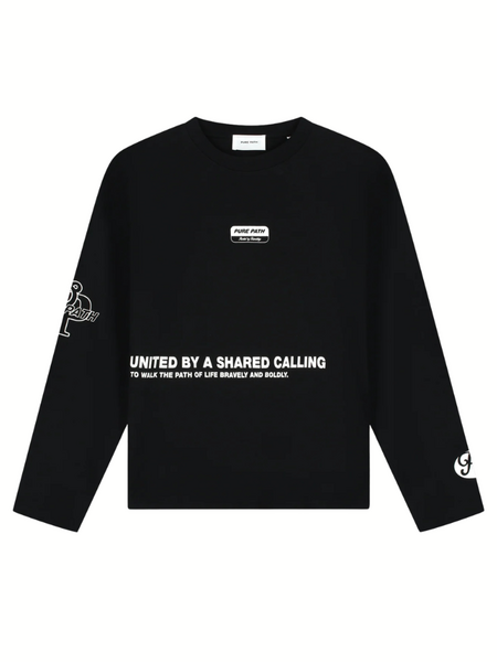 Pure Path United Longsleeve T-Shirt - Black Pure Path Pure Path United Longsleeve T-Shirt - Black