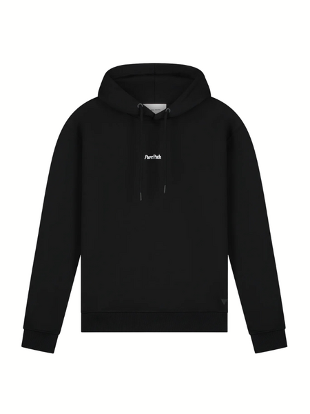 Pure Path Rooted by Friendship Hoodie - Black Pure Path Pure Path Rooted by Friendship Hoodie - Black
