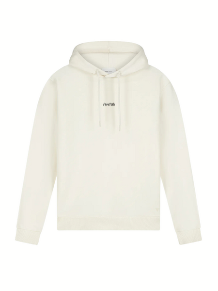Pure Path Rooted by Friendship Hoodie - Ecru Pure Path Pure Path Rooted by Friendship Hoodie - Ecru