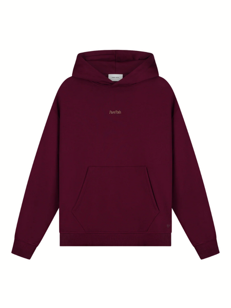 Pure Path Pure Path Tree Trunk Hoodie - Wine Red
