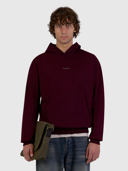Pure Path Pure Path Tree Trunk Hoodie - Wine Red
