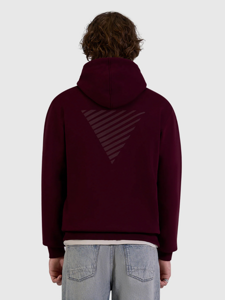 Pure Path Essential Logo Hoodie - Wine Red Pure Path Pure Path Essential Logo Hoodie - Wine Red
