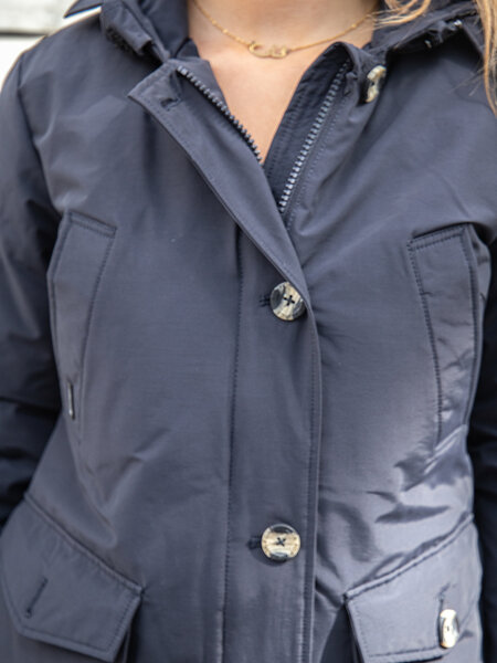 Airforce Women 4 Pocket Parka - Dark Navy Airforce Airforce Women 4 Pocket Parka - Dark Navy