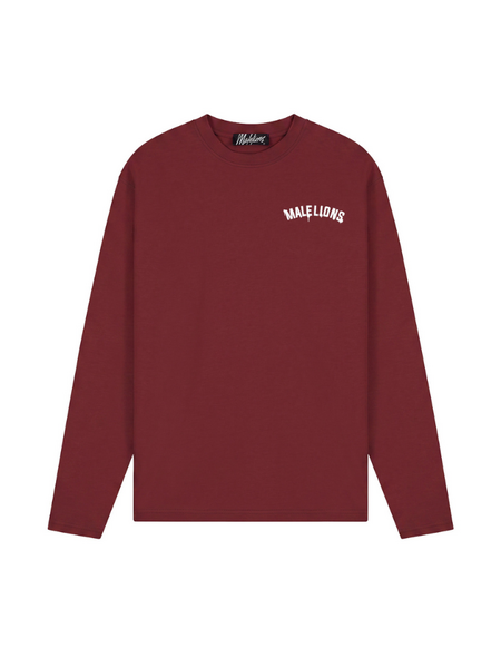 Malelions Malelions Society Club Longsleeve - Burgundy Malelions Society Club Longsleeve - Burgundy