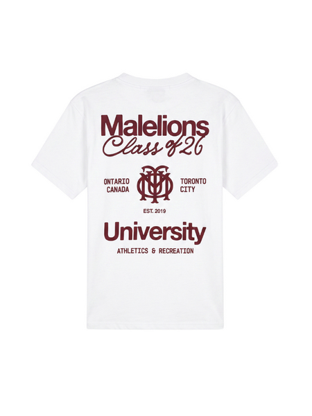 Malelions Class of 26 T-Shirt - White Malelions Malelions Class of 26 T-Shirt - White