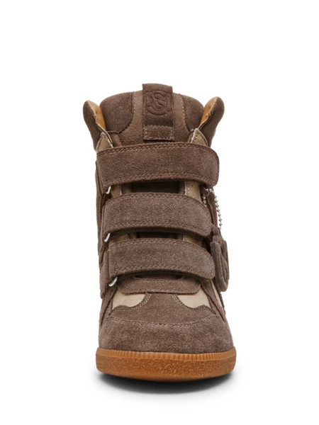 Steve Madden Mavis Sneaker - Taupe Suede Steve Madden Steve Madden Mavis Sneaker - Taupe Suede