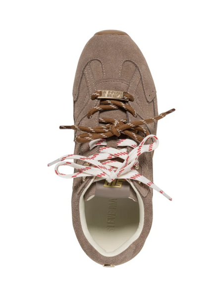 Steve Madden Asiel Sneaker - Taupe Suede Steve Madden Steve Madden Asiel Sneaker - Taupe Suede