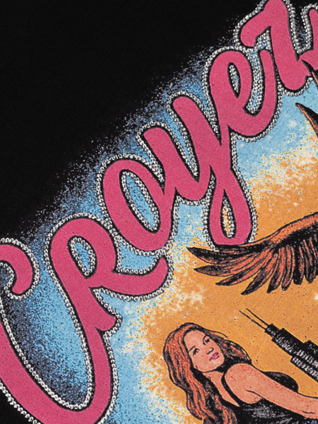 Croyez Croyez Midnight Eagle Longsleeve T-S - Black