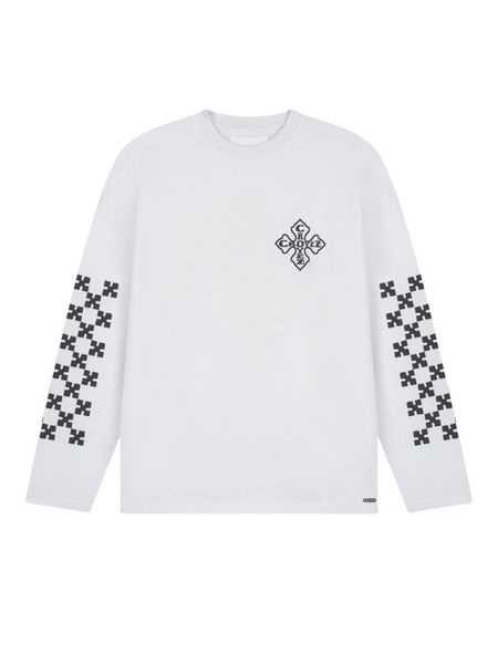 Croyez Cross Longsleeve T-Shirt - White