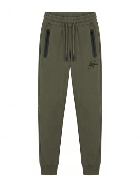 Malelions Malelions Kids Counter Trackpants - Dark Olive