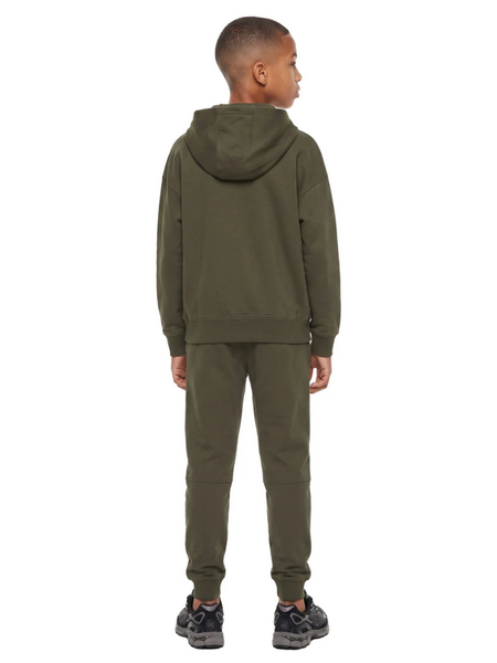 Malelions Kids Counter Hooded Vest - Dark Olive Malelions Malelions Kids Counter Hooded Vest - Dark Olive