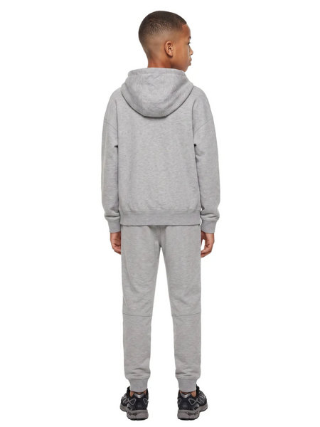 Malelions Kids Counter Hooded Vest - Grey Melange Malelions Malelions Kids Counter Hooded Vest - Grey Melange