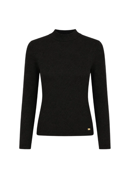 Nikkie Nikkie Jofli Lurex Top Longsleeve - Black