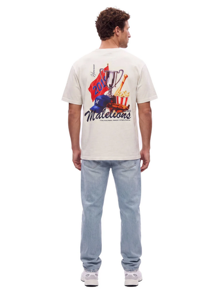 Malelions Homerun T-Shirt - Off-White Malelions Malelions Homerun T-Shirt - Off-White