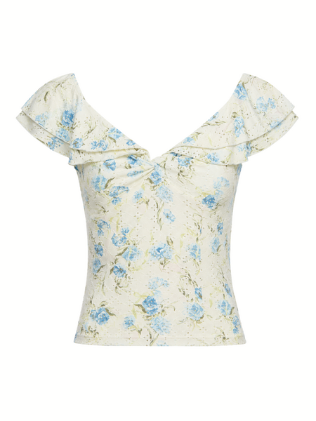 Guess Off Shoulder Teodoli - Ribbon Floral Print Guess Guess Off Shoulder Teodoli - Ribbon Floral Print