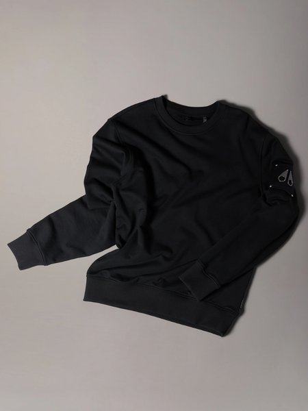 Moose Knuckles Moose Knuckles Men Hartsfield Crewneck - Black
