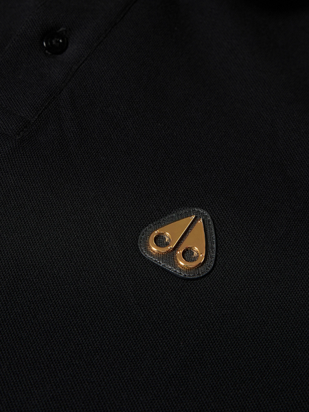 Moose Knuckles Men Everett Gold Polo - Black Moose Knuckles Moose Knuckles Men Everett Gold Polo - Black