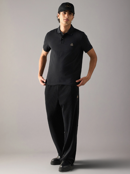 Moose Knuckles Men Everett Gold Polo - Black Moose Knuckles Moose Knuckles Men Everett Gold Polo - Black