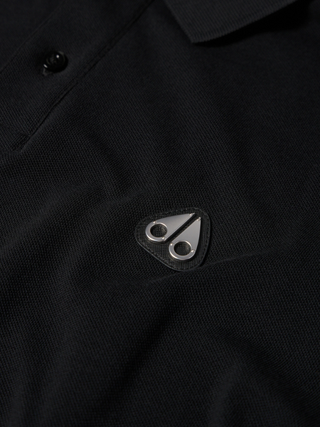 Moose Knuckles Men Everett Polo - Black Moose Knuckles Moose Knuckles Men Everett Polo - Black