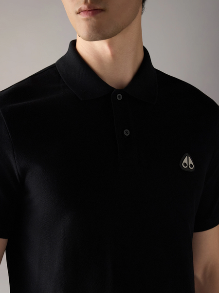 Moose Knuckles Men Everett Polo - Black Moose Knuckles Moose Knuckles Men Everett Polo - Black