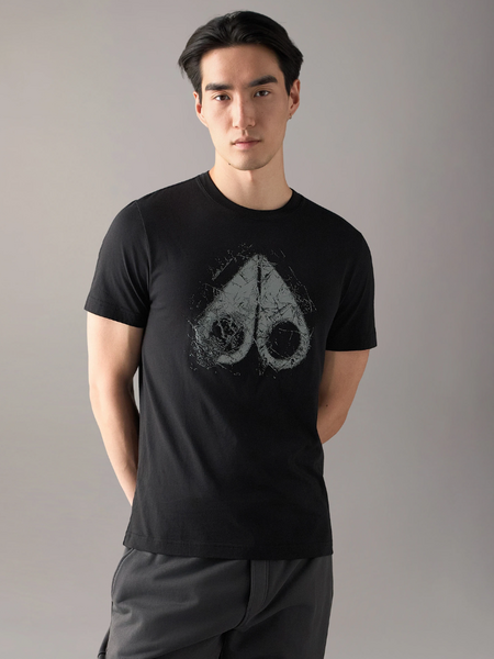 Moose Knuckles Moose Knuckles Men Icebreak Logo T-Shirt - Black Moose Knuckles Men Icebreak Logo T-Shirt - Black