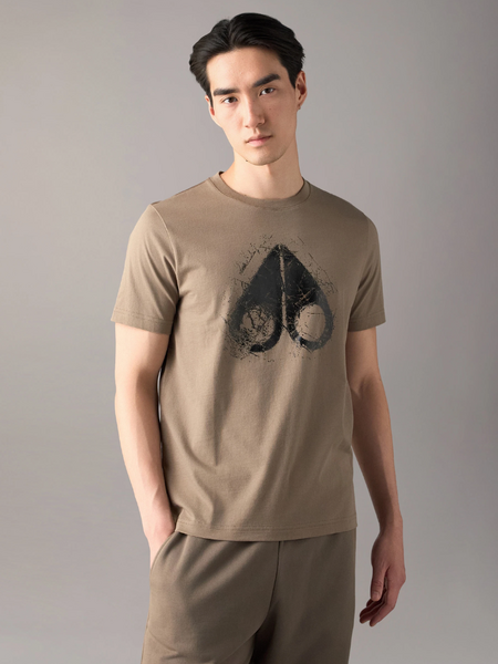 Moose Knuckles Moose Knuckles Men Icebreak Logo T-Shirt - Ashen Moose Knuckles Men Icebreak Logo T-Shirt - Ashen