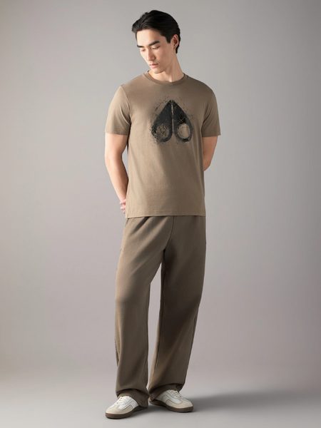 Moose Knuckles Moose Knuckles Men Icebreak Logo T-Shirt - Ashen