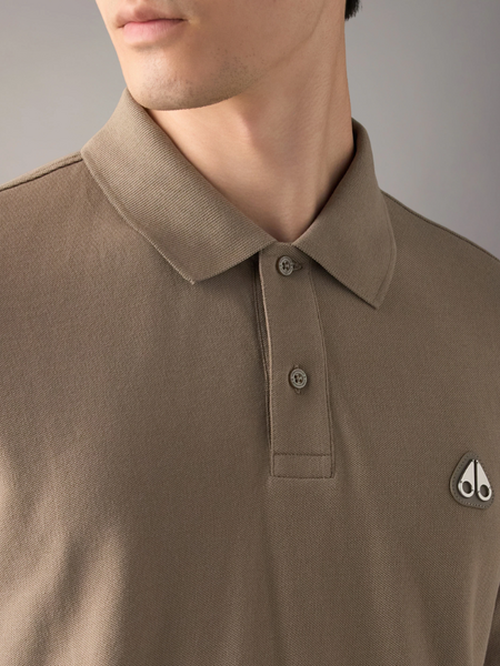 Moose Knuckles Men Everett Polo - Ashen Moose Knuckles Moose Knuckles Men Everett Polo - Ashen