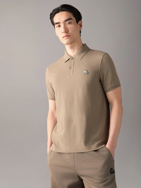 Moose Knuckles Men Everett Polo - Ashen Moose Knuckles Moose Knuckles Men Everett Polo - Ashen