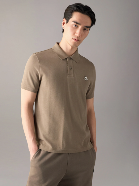 Moose Knuckles Men Everett Polo - Ashen Moose Knuckles Moose Knuckles Men Everett Polo - Ashen