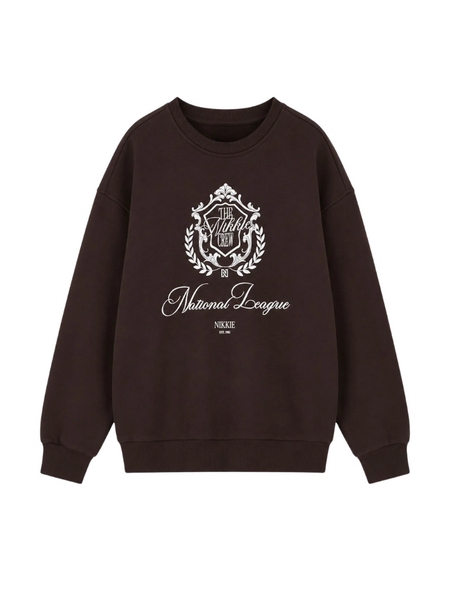 Nikkie Nikkie College Sweater - Chocolate Torte