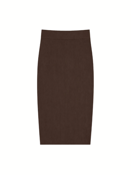 Nikkie Kochi Midi Skirt - Chocolate Brown Nikkie Nikkie Kochi Midi Skirt - Chocolate Brown