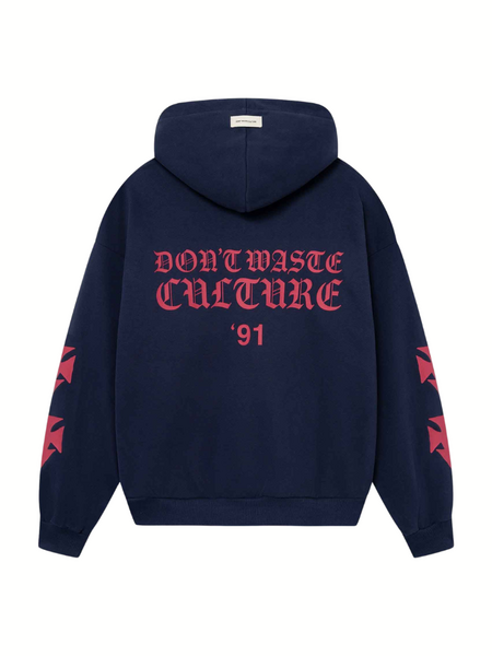 Don't Waste Culture Arina Hoodie - Navy Blue Don't Waste Culture Don't Waste Culture Arina Hoodie - Navy Blue