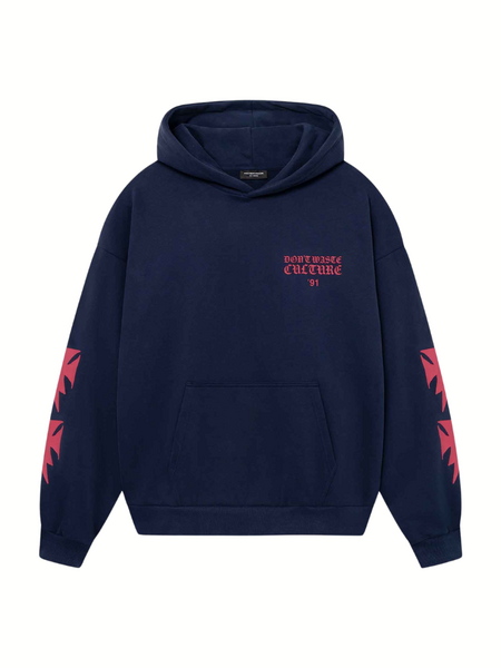 Don't Waste Culture Arina Hoodie - Navy Blue Don't Waste Culture Don't Waste Culture Arina Hoodie - Navy Blue