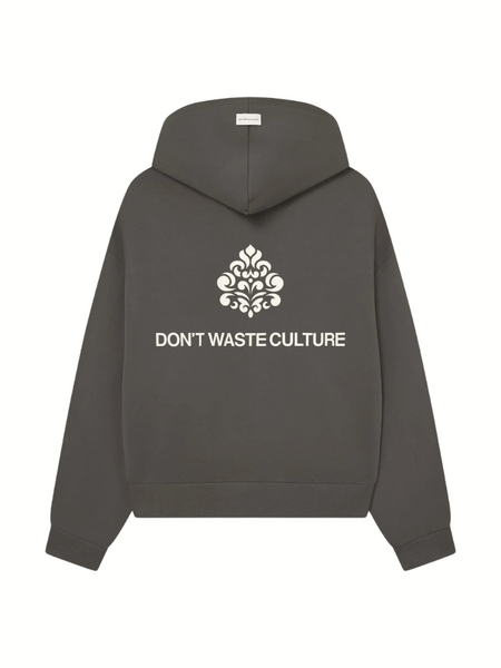 Don't Waste Culture Uno Zip Hoodie - Grey Don't Waste Culture Don't Waste Culture Uno Zip Hoodie - Grey