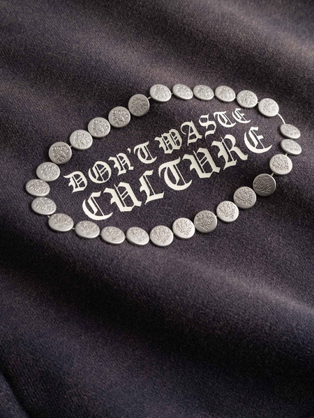 Don't Waste Culture Savy Zipper Hoodie - Washed Blue Don't Waste Culture Don't Waste Culture Savy Zipper Hoodie - Washed Blue