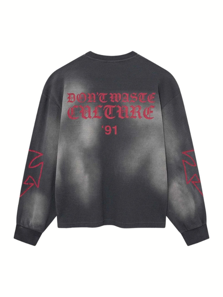 Don't Waste Culture Romiya Longsleeve - Dark Grey Don't Waste Culture Don't Waste Culture Romiya Longsleeve - Dark Grey