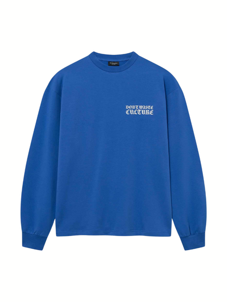 Don't Waste Culture Sunoa Longsleeve - Klein Blue Don't Waste Culture Don't Waste Culture Sunoa Longsleeve - Klein Blue