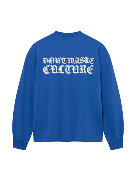 Don't Waste Culture Sunoa Longsleeve - Klein Blue Don't Waste Culture Don't Waste Culture Sunoa Longsleeve - Klein Blue