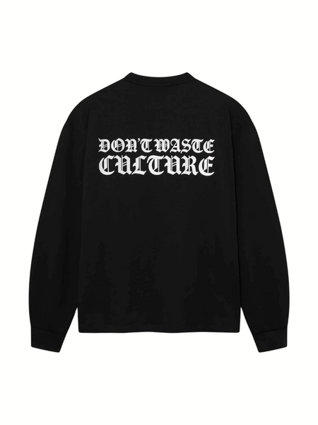 Don't Waste Culture Sunoa Longsleeve - Black Don't Waste Culture Don't Waste Culture Sunoa Longsleeve - Black