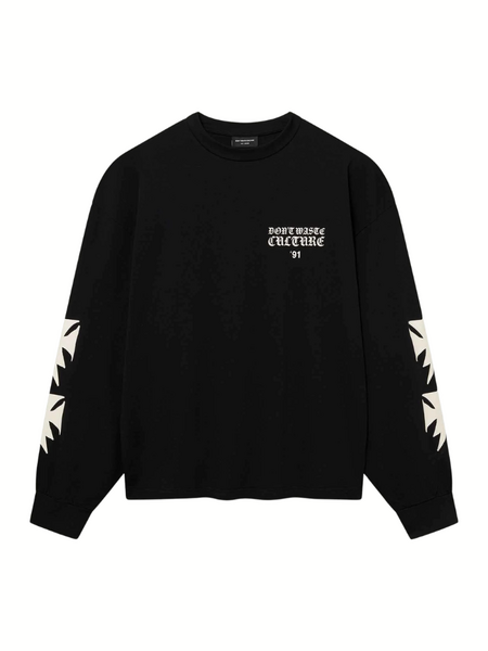 Don't Waste Culture Fina Longsleeve - Black Don't Waste Culture Don't Waste Culture Fina Longsleeve - Black