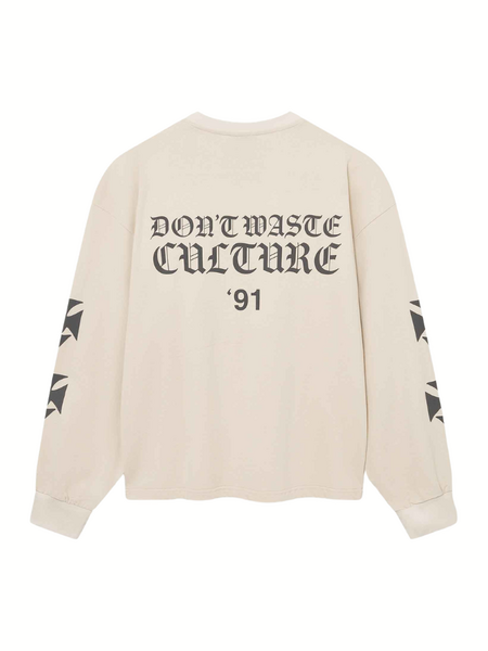Don\'t Waste Culture Fina Longsleeve - Beige Don't Waste Culture Don\'t Waste Culture Fina Longsleeve - Beige